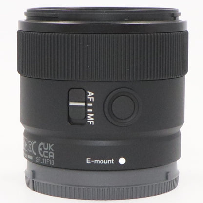 ソニー E 11mm F1.8 SEL11F18 大口径超広角単焦点レンズ sel11f18   整備済みアウトレット品 [中古(A)]