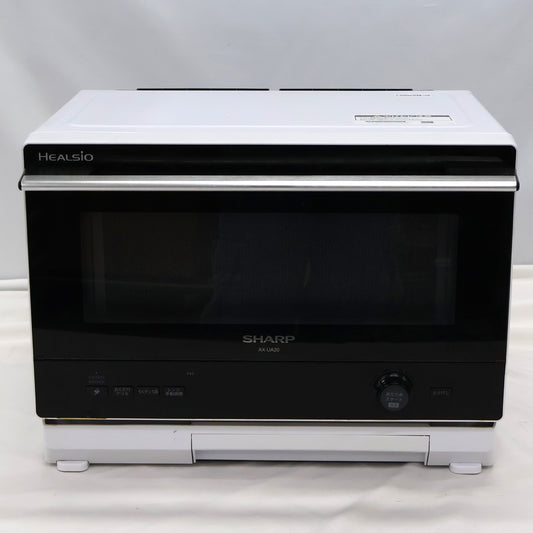 [中古(C)] シャープ ウォーターオーブン ヘルシオ AX-UA20 オーブンレンジ 22L ax-ua20-w ホワイト [可]