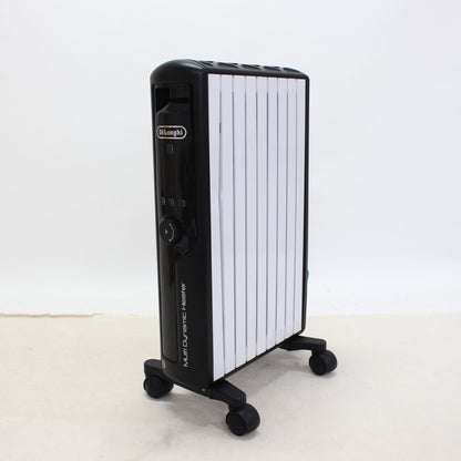 [中古(C)] [2020年発売モデル] デロンギ マルチダイナミックヒーター MDHU12-BK 1200W ピュアホワイト＋マットブラック (暖房目安 8～10畳) mdhu12-bk mdhu12-bk　[可]