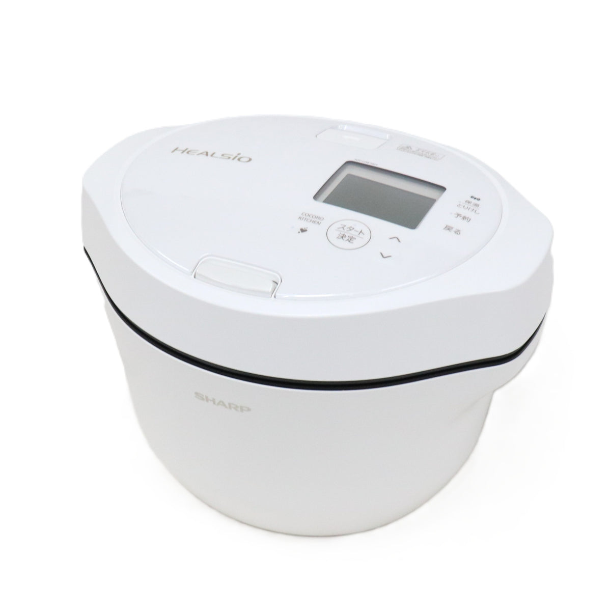 シャープ ヘルシオ ホットクック KN-HW16H 2〜4人用 1.6L容量　kn-hw16h-w  プレミアムホワイト 整備済みアウトレット品 [中古(C)]