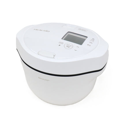 シャープ ヘルシオ ホットクック KN-HW16H 2〜4人用 1.6L容量　kn-hw16h-w  プレミアムホワイト 整備済みアウトレット品 [中古(C)]