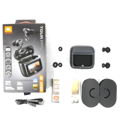 [中古(C)] JBL Tour Pro 3 ハイブリッドノイズキャンセリング完全ワイヤレスイヤホン jbl-tour-pro-3-blk ブラック[可]