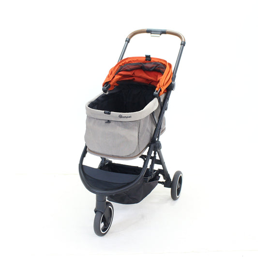 [中古(C)]コンビ ペット用カート ルルテイル キラウエアレッド×グレージュcombi-lulutail2024-rto-rd　[可]