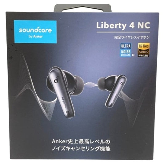 [中古(B)] Anker Soundcore Liberty 4 NC フルワイヤレスイヤホン ブラック[良い]