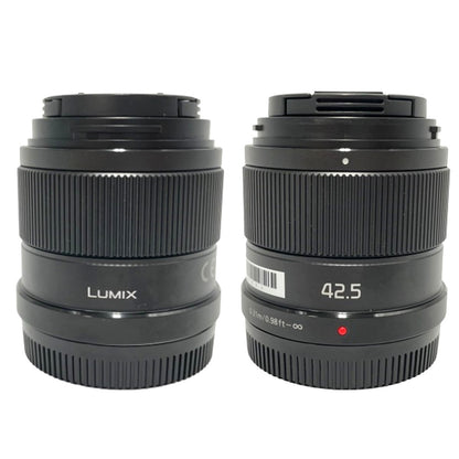 [中古(B)] パナソニック LUMIX G 42.5mm/F1.7 ASPH./POWER O.I.S. H-HS043-K 単焦点レンズ ブラック [良い]