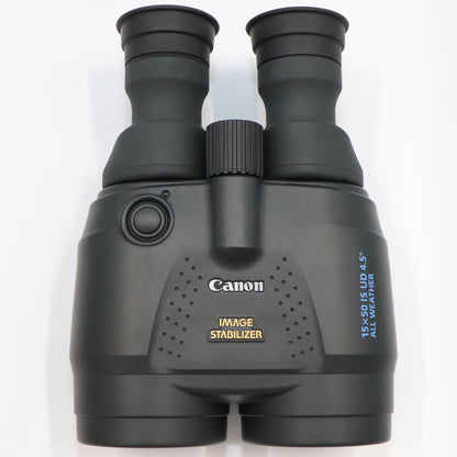 [倍率15倍]Canon IS ALL WEATHER BINOCULARS 15×50 コンサート・ライブ向け 防振双眼鏡　canon-binoculars-1550   整備済みアウトレット品 [中古(A)]