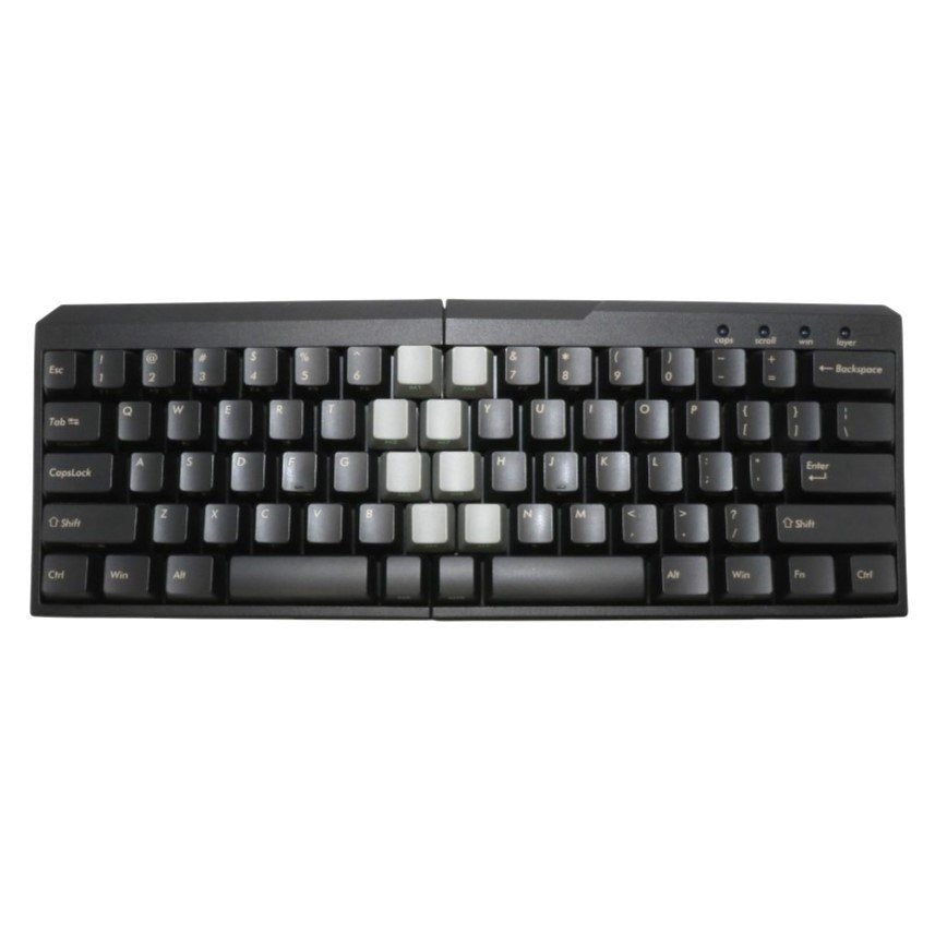 [中古(B)] Majestouch Xacro M10SP 英語 US ASCII・マクロ対応・左右分割型キーボード fkbxs72m-eb ブラウン [良い]