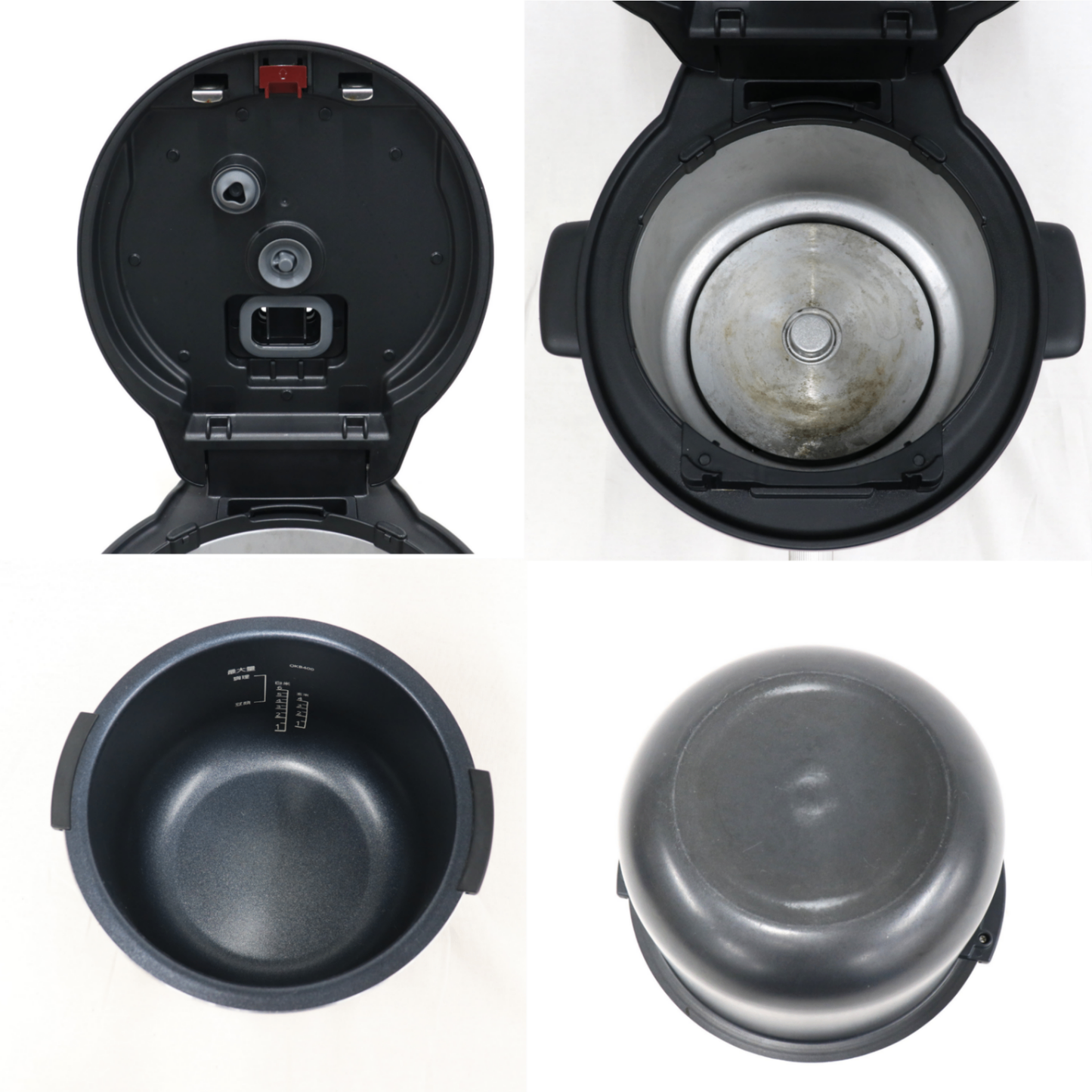 タイガー TIGER COOKPOT(クックポット) COK-B400 電気圧力鍋 cok-b400-b  マットブラック 整備済みアウトレット品 [中古(C)]