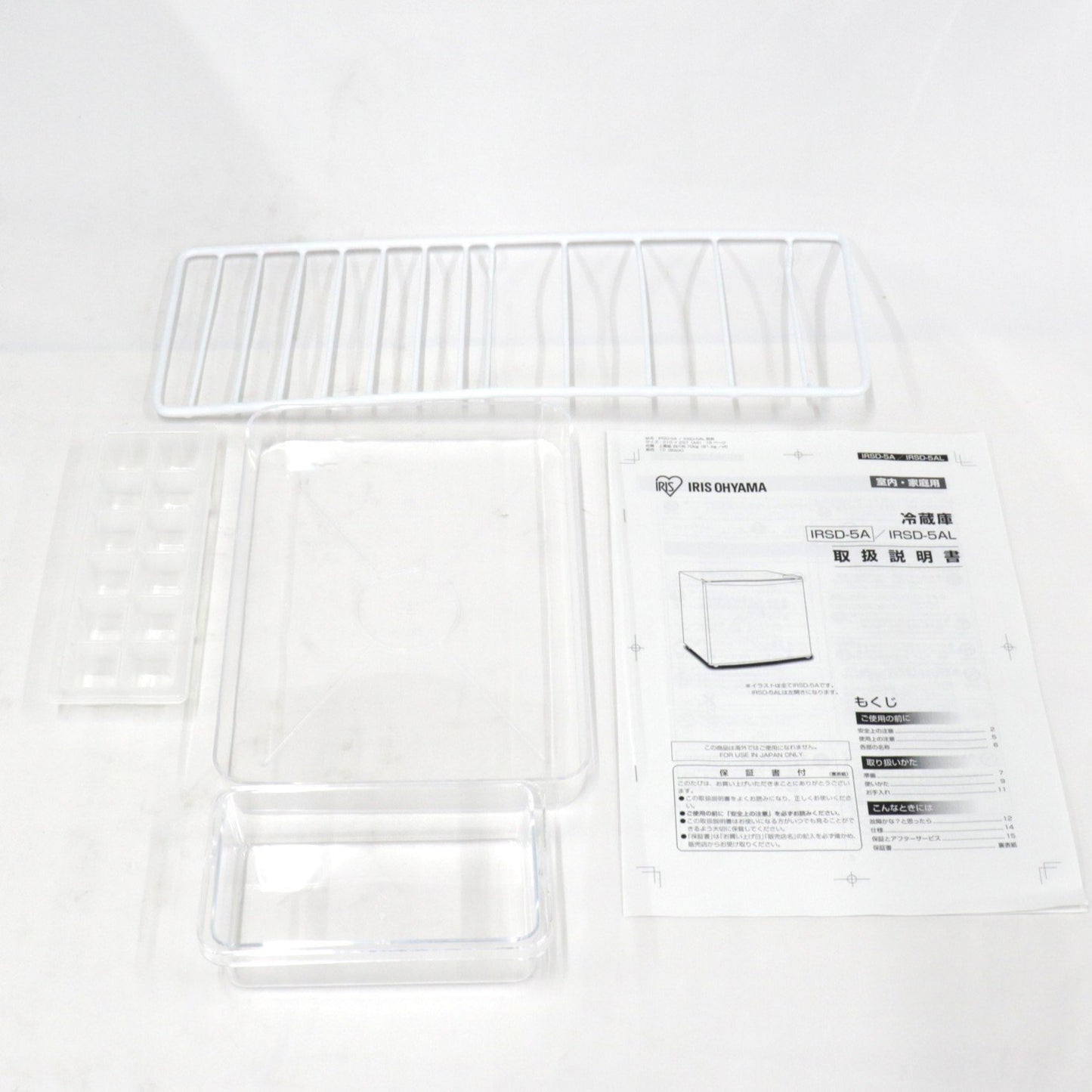 [中古(C)] [45L][右開き]アイリスオーヤマ IRSD-5A 小型冷蔵庫　irsd-5a-w ホワイト [可]