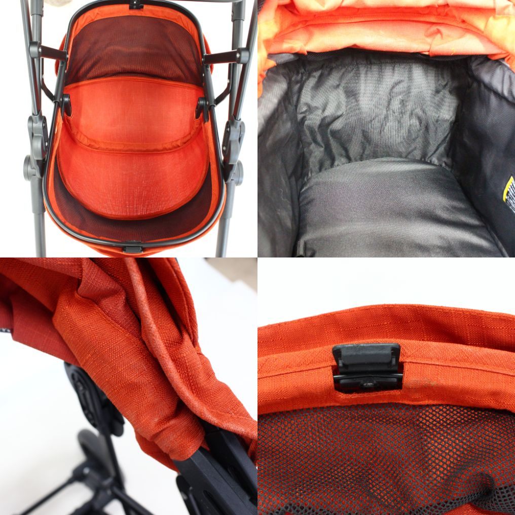 [中古(C)] コンビ ペット用カート ルルテイル キラウエアレッド×グレージュcombi-lulutail2024-rto-rd　[可]