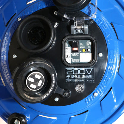 [中古(B)] ハタヤ(HATAYA) 【漏電遮断器付】三相200V型屋外用リールBFS-202M　hataya-bfs-202m  [良い]