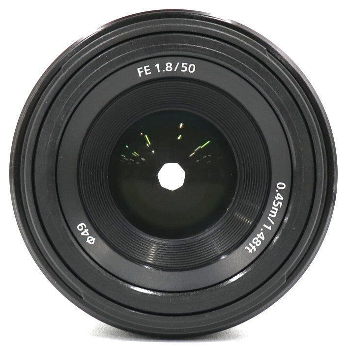ソニー FE 50mm F1.8 SEL50F18F 単焦点レンズ sel50f18f   整備済みアウトレット品 [中古(A)]
