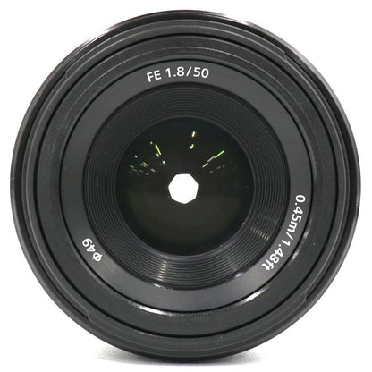 ソニー FE 50mm F1.8 SEL50F18F 単焦点レンズ sel50f18f   整備済みアウトレット品 [中古(A)]