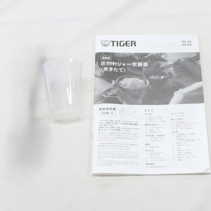 [中古(B)] [5.5合炊き] タイガー魔法瓶 ご泡火炊き JRI-A100 圧力IH式 炊飯器　jri-a100wm マットホワイト [良い]