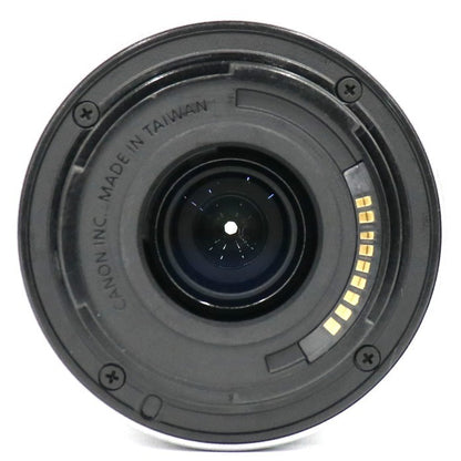 CANON EF-M 55-200mm F4.5-6.3 IS STM 望遠ズームレンズ ef-m55-200-sl  シルバー 整備済みアウトレット品 [中古(C)]