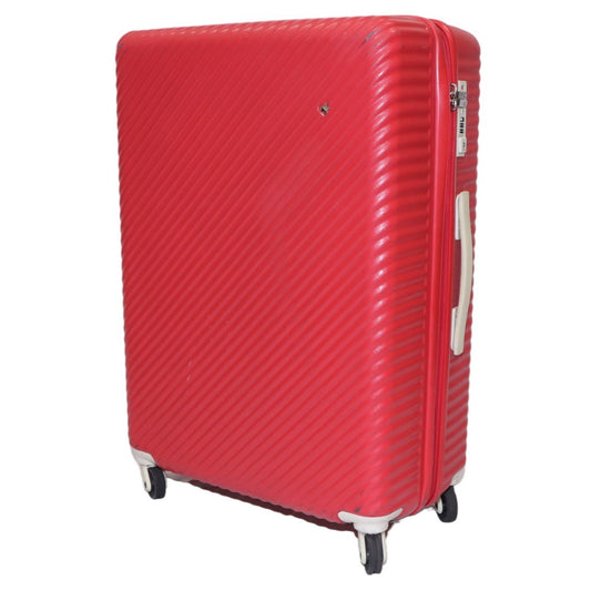 [中古(B)] [5-7泊向けサイズ]エース ハントマイン 75L ハードスーツケース レッド  [良い]