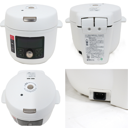 タイガー TIGER COOKPOT(クックポット) COK-B220 電気圧力鍋 cok-b220-w  マットホワイト 整備済みアウトレット品 [中古(C)]