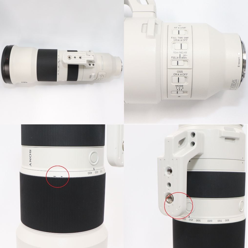 ソニー FE 400-800mm F6.3-8 G OSS SEL400800G 超望遠ズームレンズ sel400800g   整備済みアウトレット品 [良い(B)]