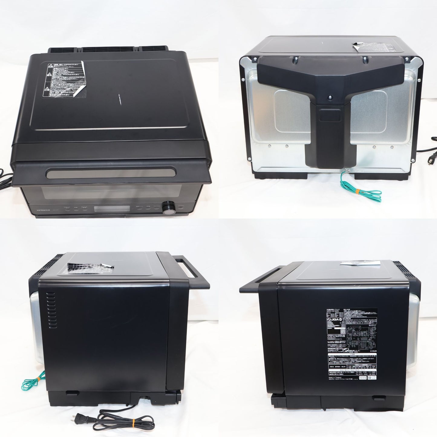[30L]日立 ヘルシーシェフ MRO-W1B オーブンレンジ mro-w1b-k  ブラック 整備済みアウトレット品 [中古(C)]
