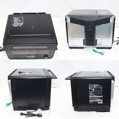 [30L]日立 ヘルシーシェフ MRO-W1B オーブンレンジ mro-w1b-k  ブラック 整備済みアウトレット品 [中古(C)]