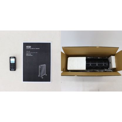 [中古(C)]  [2017年発売モデル] デロンギ マルチダイナミックヒーター MDH12-BK 1200W (暖房目安 8～10畳) mdh12-bk-l　[可]