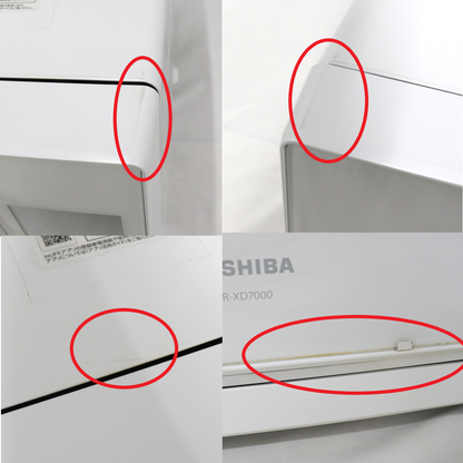 [中古(C)] 東芝 石窯ドーム ER-XD7000 オーブンレンジ 過熱水蒸気 350℃ 贅沢火力　er-xd7000-w ホワイトer-xd7000-w　[可]