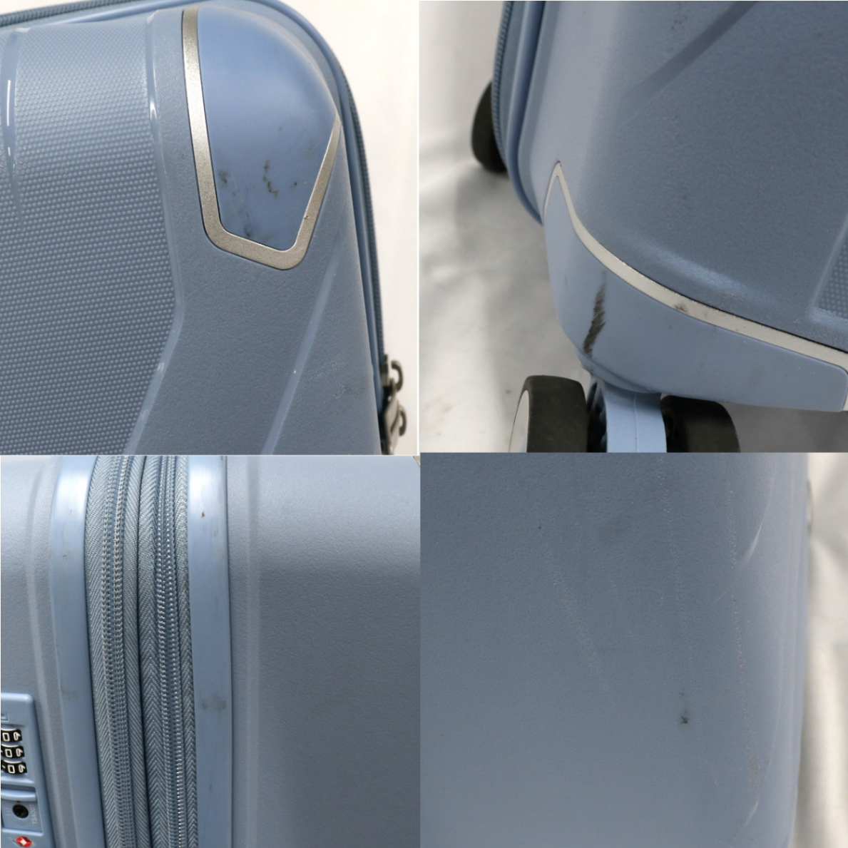 [中古(C)] [8-10泊向けサイズ]LEGEND WALKER 5304 VITA ヴィータ 96L(拡張時109L) スーツケース 5304-69-b ブルー5304-69-b　[可]