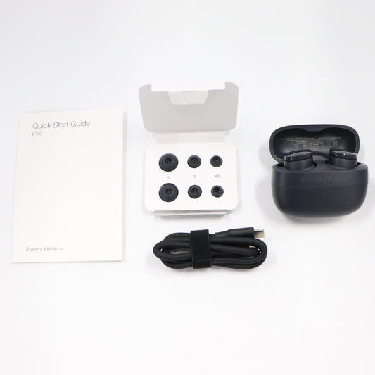 [中古(A)] Bowers&Wilkins Pi6 ワイヤレスイヤホン　pi6-sg ストームグレー[非常に良い]