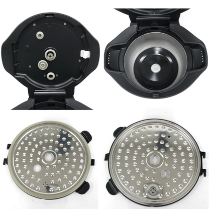 [ジャンク] シャープ ヘルシオ ホットクック KN-HW24H 2〜6人用 2.4L容量　kn-hw24h-b プレミアムブラック[難あり(D)]