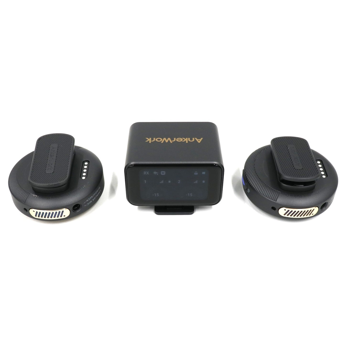 アンカー(Anker) AnkerWork M650 ワイヤレスマイク a3320011  メタリックブラック 整備済みアウトレット品 [中古(C)]
