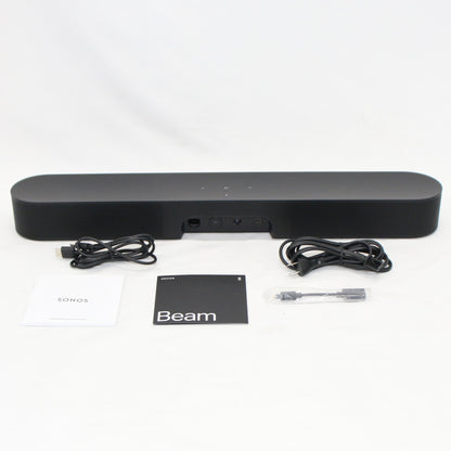 [中古(B)] Sonos Beam (Gen 2) Dolby Atmos対応サウンドバー　beam2jp1blk ブラック [良い]