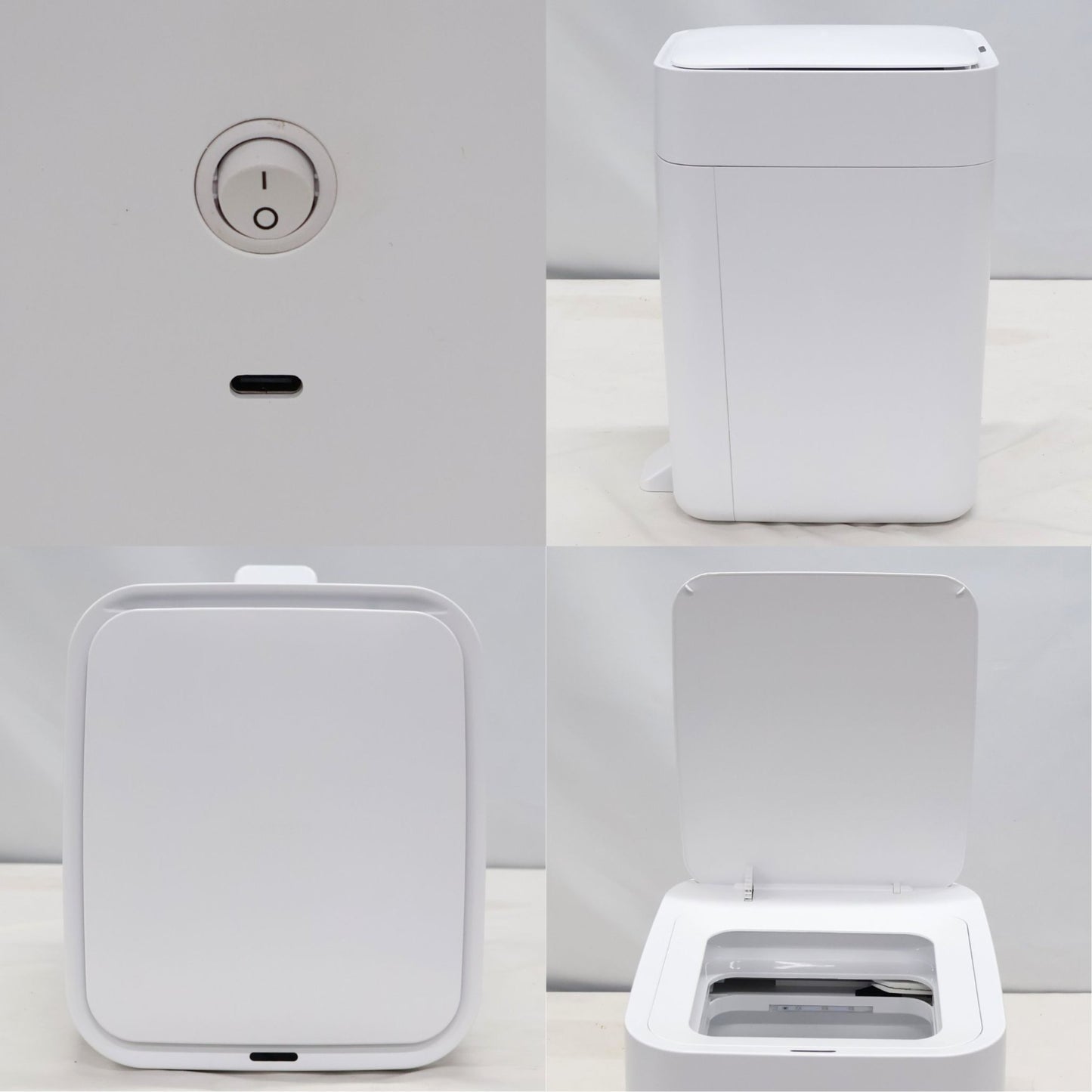 townew (トーニュー) 全自動ゴミ箱 T1 15.5L　twn1001-wh  ホワイト 整備済みアウトレット品 [良い(B)]