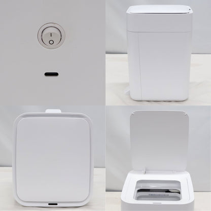 townew (トーニュー) 全自動ゴミ箱 T1 15.5L　twn1001-wh  ホワイト 整備済みアウトレット品 [良い(B)]
