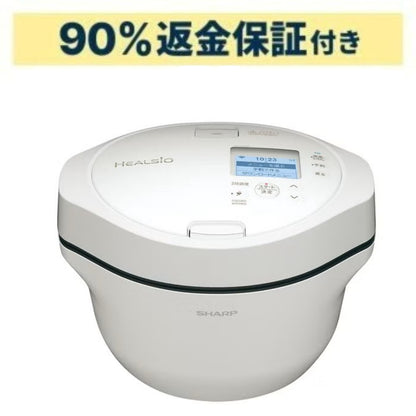 シャープ ヘルシオ ホットクック KN-HW16K 2〜4人用 1.6L容量 kn-hw16k-w   【90％分返金保証付】新品