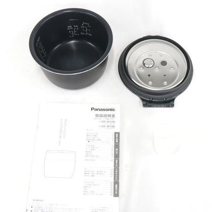 [中古(C)] [5.5合炊き] パナソニック 可変圧力IHジャー炊飯器 SR-M10B sr-m10b-w ホワイト [可]