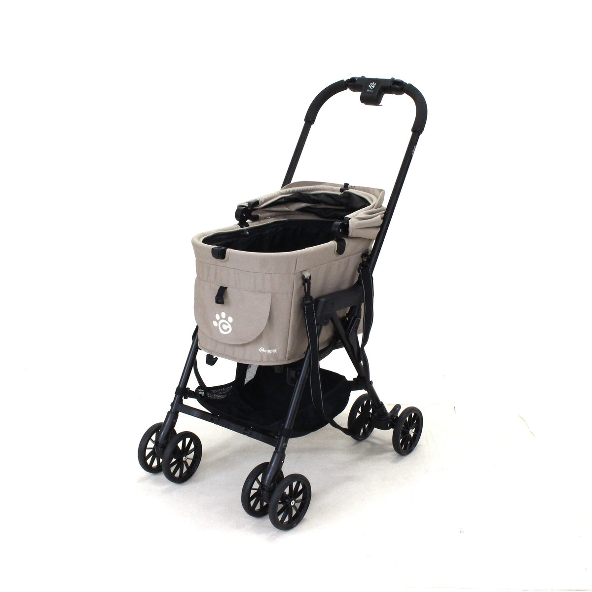 コンビ ペット用カート ミリミリキャリ―　combi-milimilicarry-beige  ウォーターエッジベージュ 整備済みアウトレット品 [中古(C)]