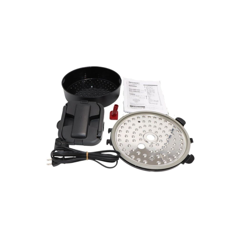 [中古(B)] SHARP 水なし自動調理鍋 HEALSiO ヘルシオ ホットクック 2.4Lタイプ レッド系 KN-HW24G-R