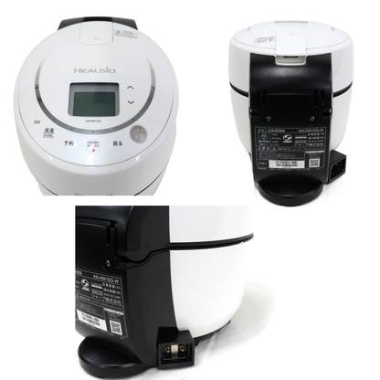シャープ ヘルシオ ホットクック KN-HW10G 1〜2人用 1.0L容量　kn-hw10g-w  ホワイト 整備済みアウトレット品 [中古(C)]