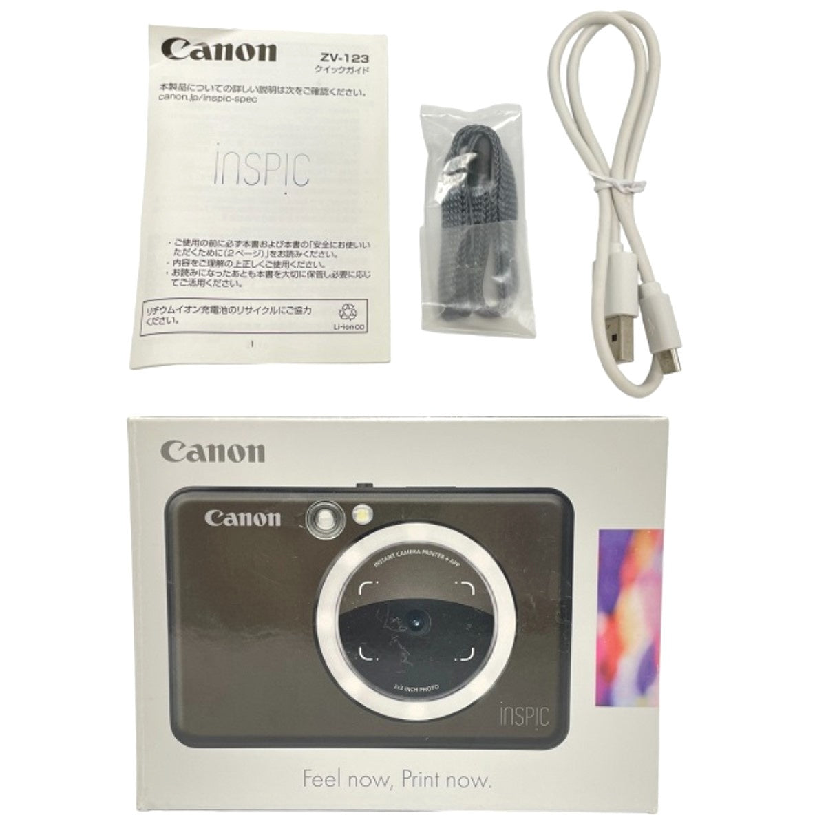 [中古(B)] CANON iNSPiC ZV-123 インスタントカメラプリンター [良い]