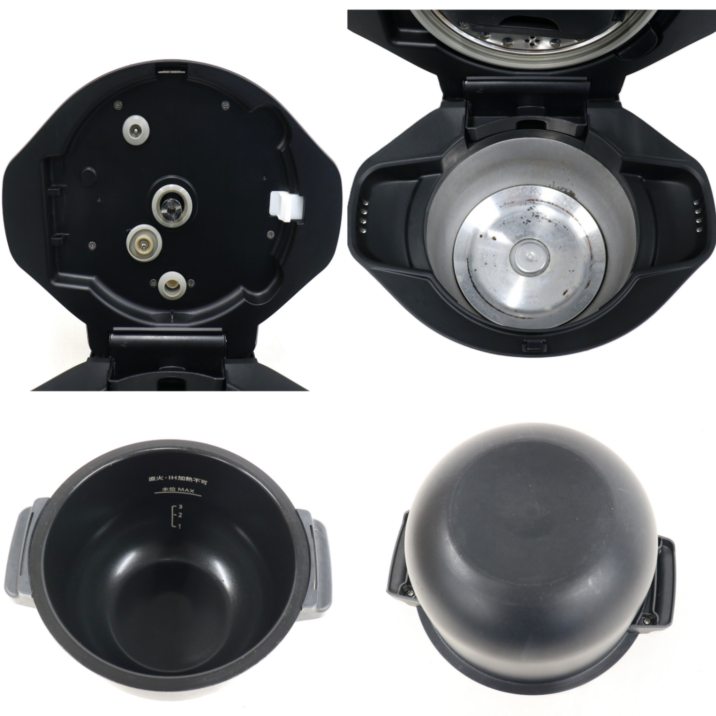 シャープ ヘルシオ ホットクック KN-HW16G-W 2〜4人用 1.6L容量 kn-hw16g-w  ホワイト 整備済みアウトレット品 [中古(C)]