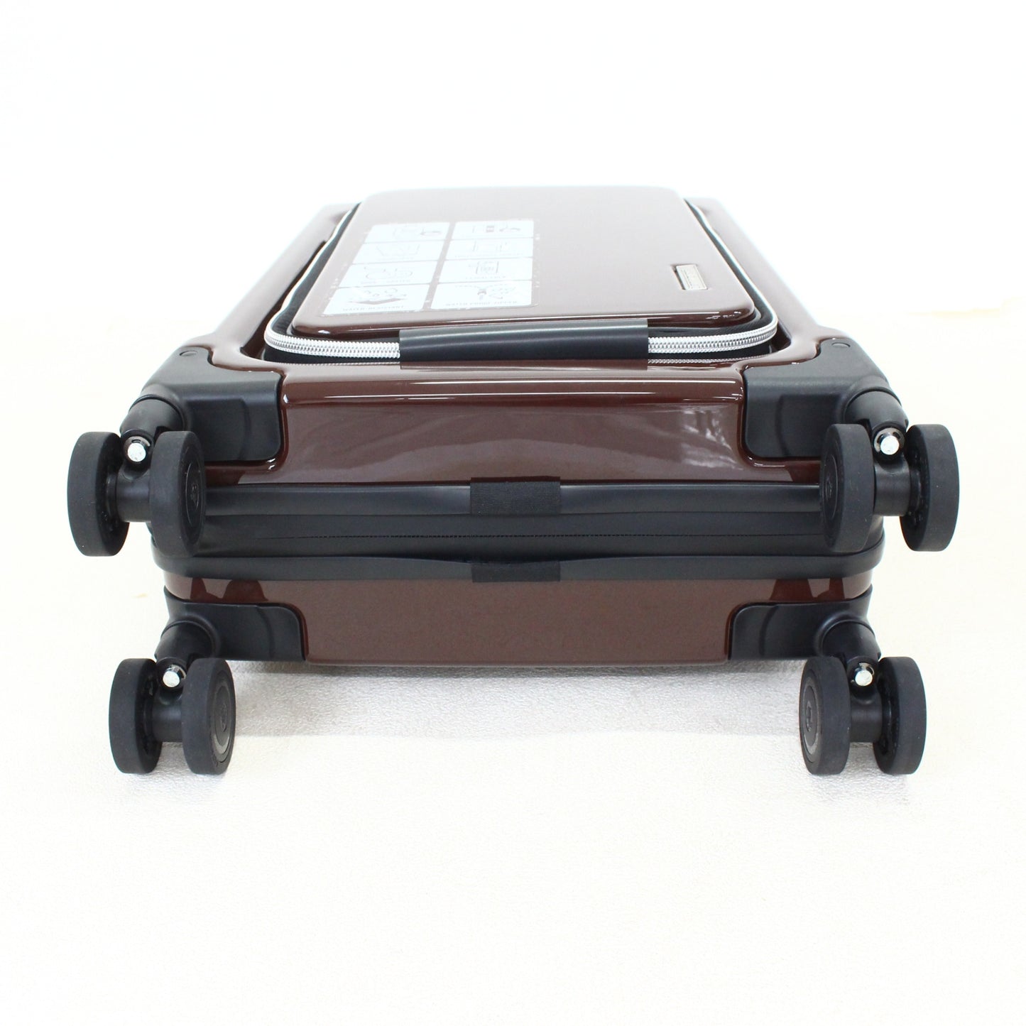 [1-3泊向けサイズ]LEGEND WALKER 6031 フィット 15L/拡張時35L ハードスーツケース 6031-47-br  ブラムブラウン 整備済みアウトレット品 [良い(B)]