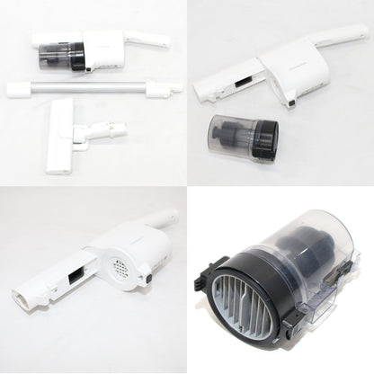 [ジャンク] パナソニック スティック掃除機 パワーコードレス MC-SB33J　mc-sb33j-w [難あり(D)]