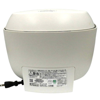 [中古(B)] [5.5合]タイガー魔法瓶 土鍋ご泡火炊き JRX-G100 土鍋圧力IH式 炊飯器　jrx-g100wg アイボリーホワイト [良い]