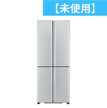 [420L][ファミリー向け][観音開き]アクア AQR-TZ42P 冷凍冷蔵庫 aqr-tz42p-s  サテンシルバー 整備済みアウトレット品 ［未使用(S)