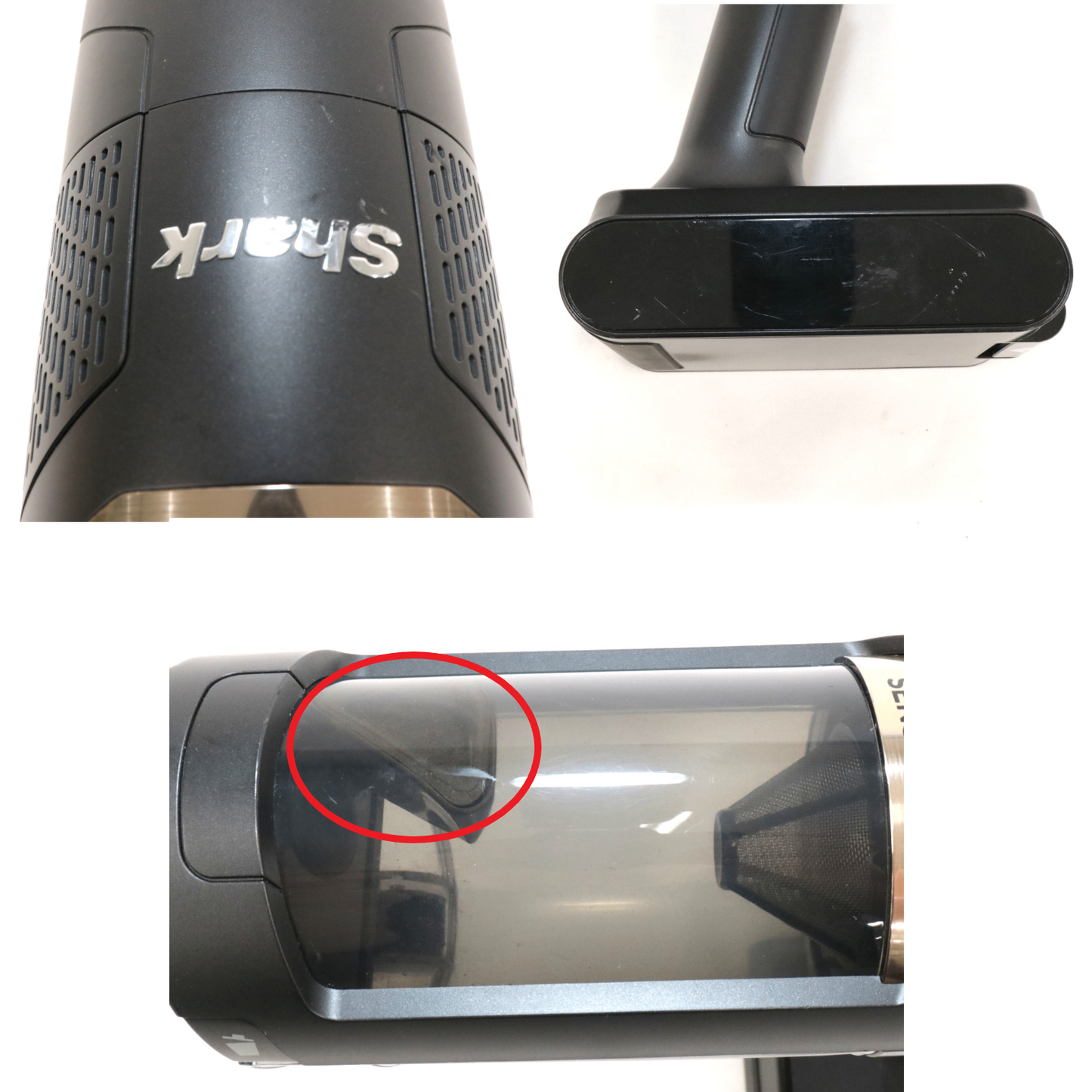 [中古(C)] Shark CleanSense iQ+ コードレススティッククリーナー IW3241J iw3241j-bk iw3241j-bk　[可]