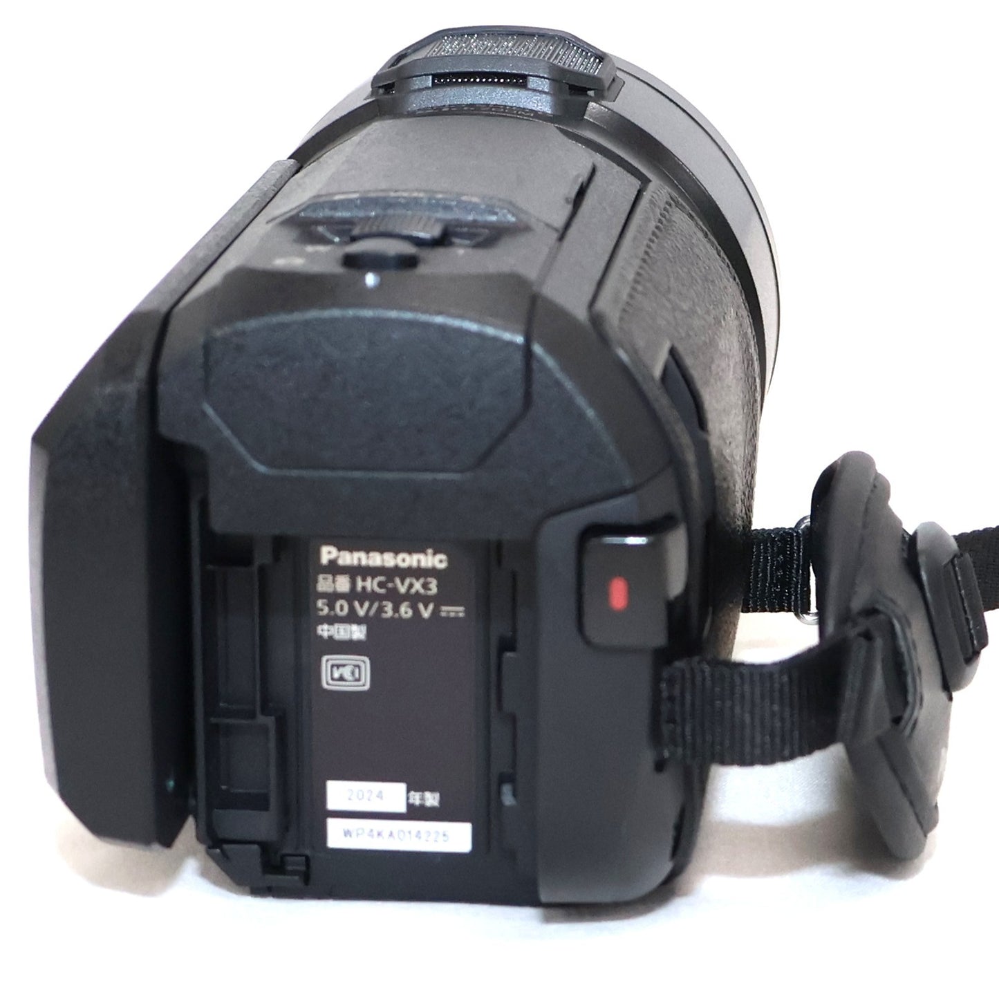 Panasonic ビデオカメラ HC-VX3 ブラック　hc-vx3-k  レザーブラック 整備済みアウトレット品 [中古(A)]