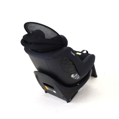 コンビ クルムーヴ R129 エッグショック CA チャイルドシート (ISOFIX固定 / R129適合) 4972990186018  ブラック 整備済みアウトレット品 [中古(C)]