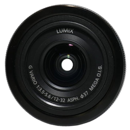 [中古(B)] パナソニック LUMIX G VARIO 12-32mm/F3.5-5.6 ASPH./MEGA O.I.S. 標準ズームレンズ  [良い]