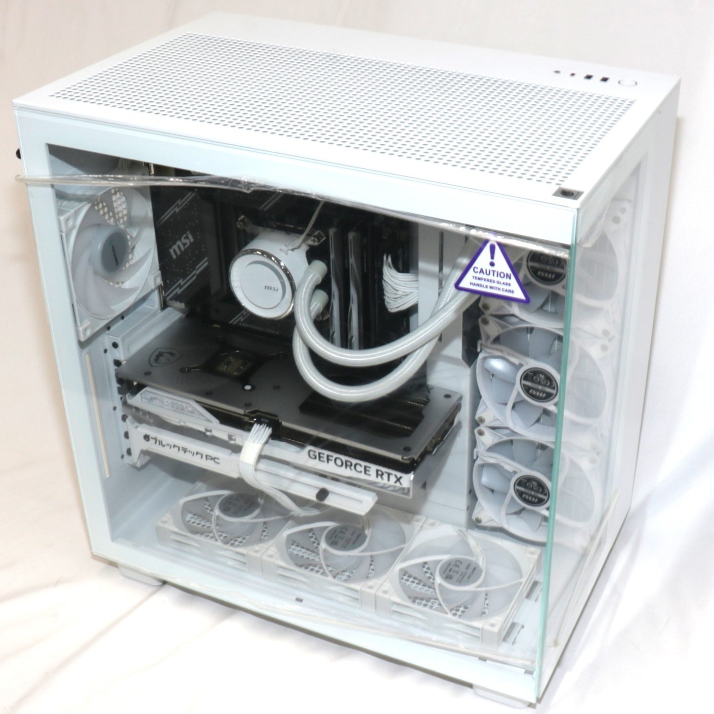 [中古(B)] ブルックテックPC GAMEMAN ALBA (Core i7 14700KF/GeForce RTX 4070 SUPER/32GB/1TB M.2 NVMe Gen4 SSD) ホワイト ゲーミングデスクトップパソコン  gameman-alba  [良い]