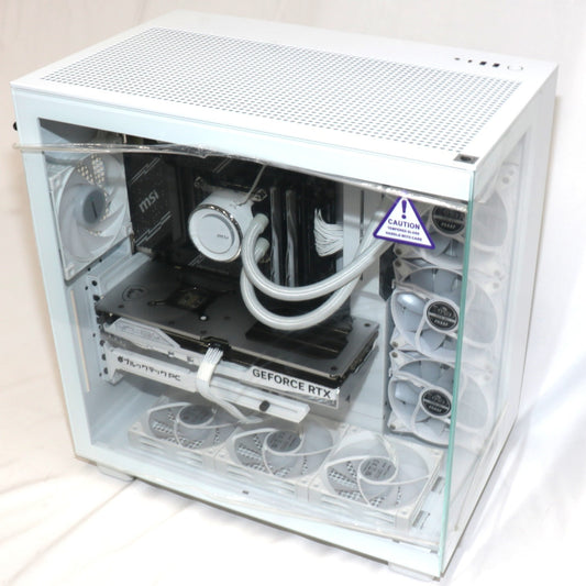 [中古(B)] ブルックテックPC GAMEMAN ALBA (Core i7 14700KF/GeForce RTX 4070 SUPER/32GB/1TB M.2 NVMe Gen4 SSD) ホワイト ゲーミングデスクトップパソコン  gameman-alba  [良い]